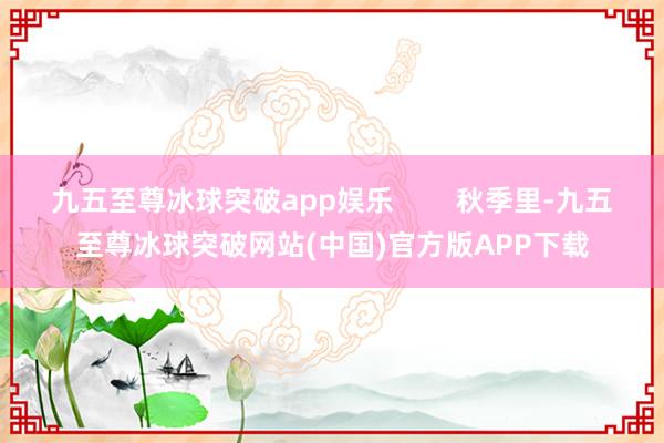 九五至尊冰球突破app娱乐        秋季里-九五至尊冰球突破网站(中国)官方版APP下载