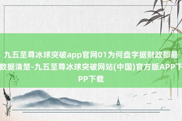 九五至尊冰球突破app官网01为何盘字据财政部最新数据清楚-九五至尊冰球突破网站(中国)官方版APP下载