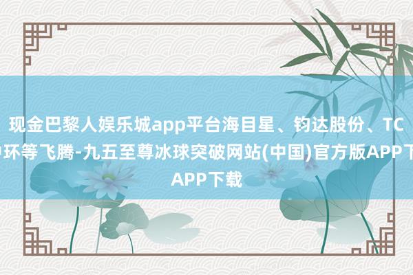 现金巴黎人娱乐城app平台海目星、钧达股份、TCL中环等飞腾-九五至尊冰球突破网站(中国)官方版APP下载